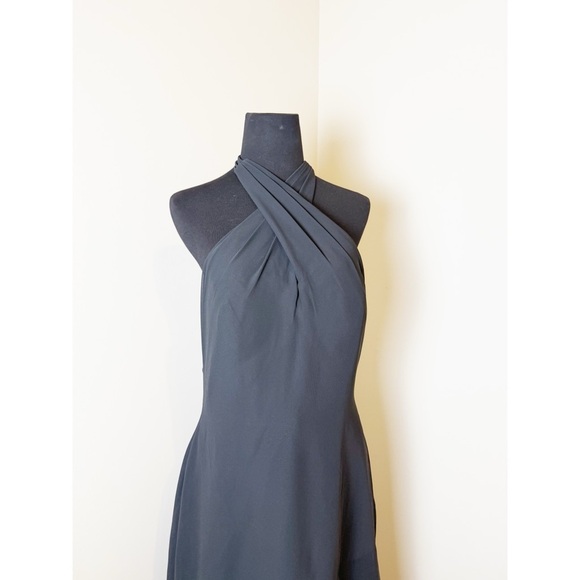 Revelry Black Athena Bridesmaid Dress Size 12 - Picture 2 of 6